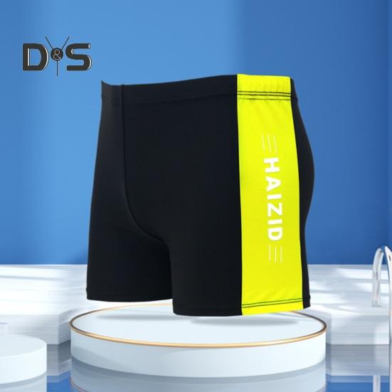 Взрослые мужские плавки со средней посадкой и эластичной резинкой на талии, лоскутные цветные водоотталкивающие купальники, быстросохнущие плавки, шорты для плавания