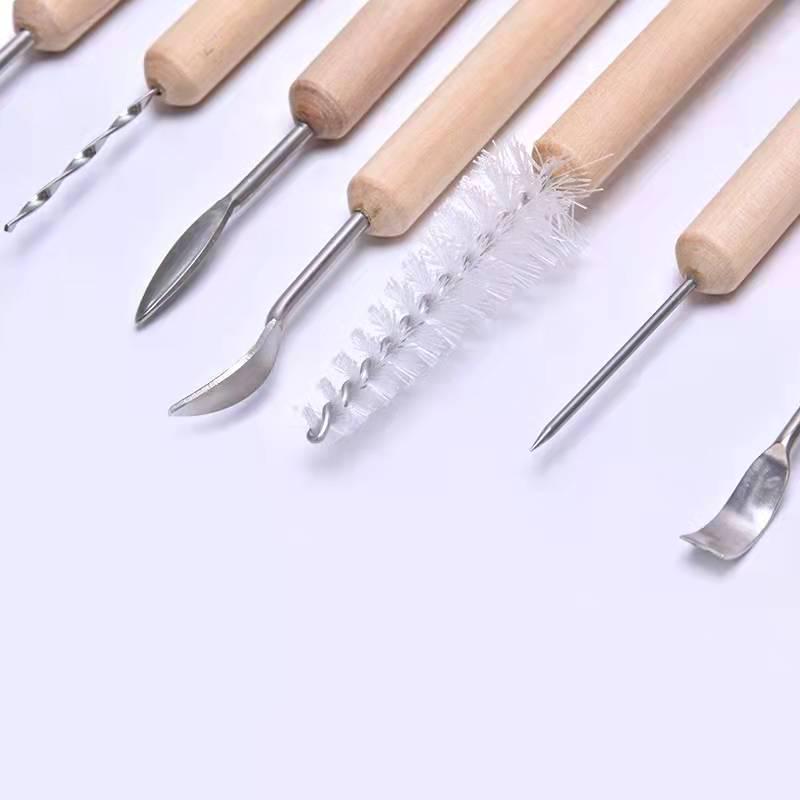11-Piece Ceramic Clay Sculpting and Carving Tool Set for Pottery and Polymer Clay