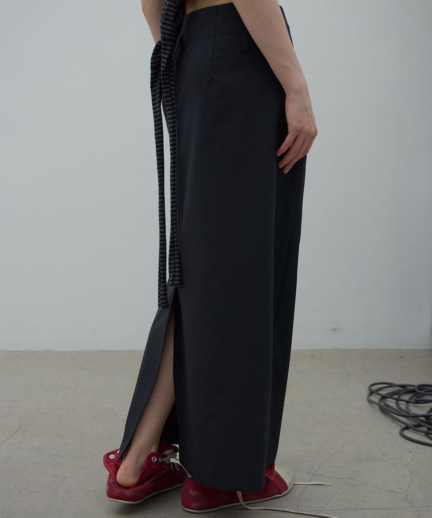 LCDC™ Overlap Long Skirt (Black)