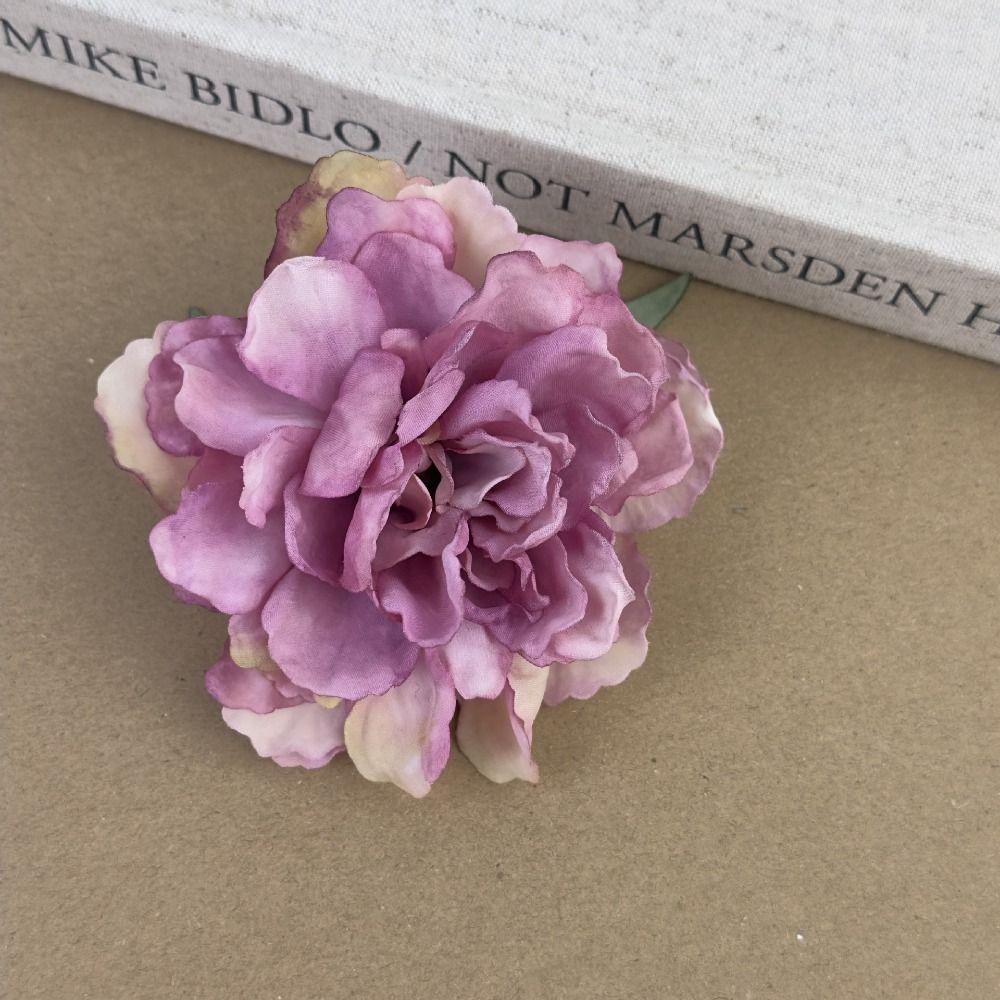 Модная заколка для волос в виде цветка пиона, красочные искусственные цветы, заколки для волос, новая имитация цветка