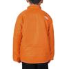 North Двусторонняя Уютная Холодная 140 [Лицо] Детская Куртка, Унисекс, Защита, Тепло, Мандариновый,