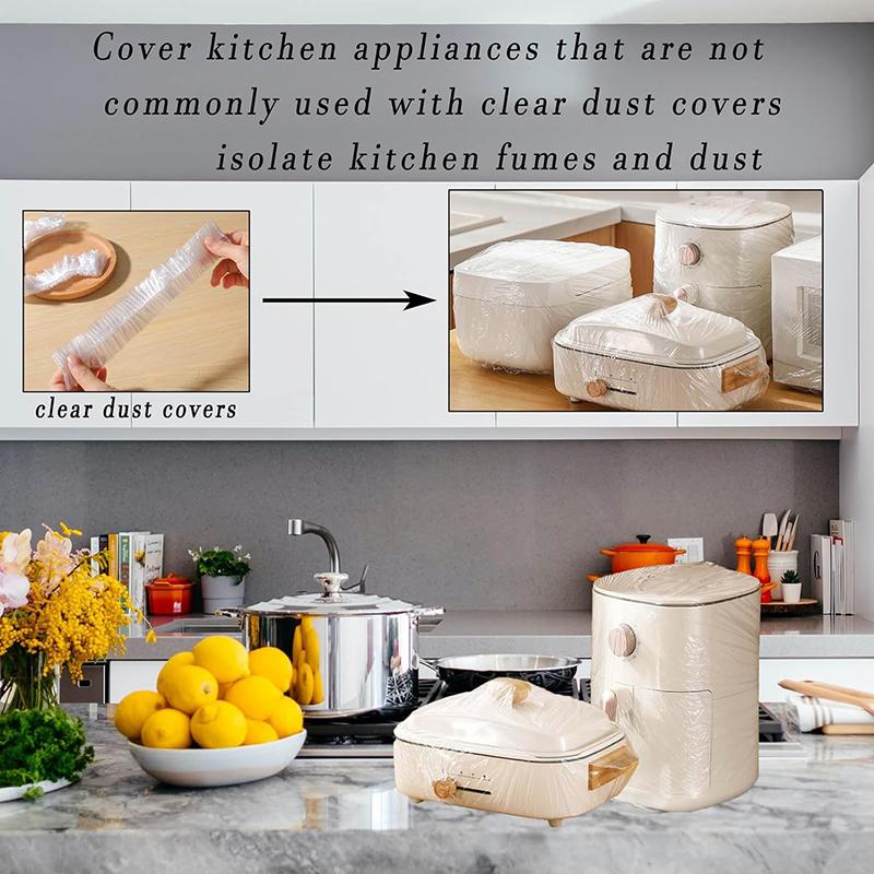 Сумка для хранения свежести, одноразовый чехол из пищевой пленки, эластичный чехол от пыли, аксессуары для кухонного холодильника