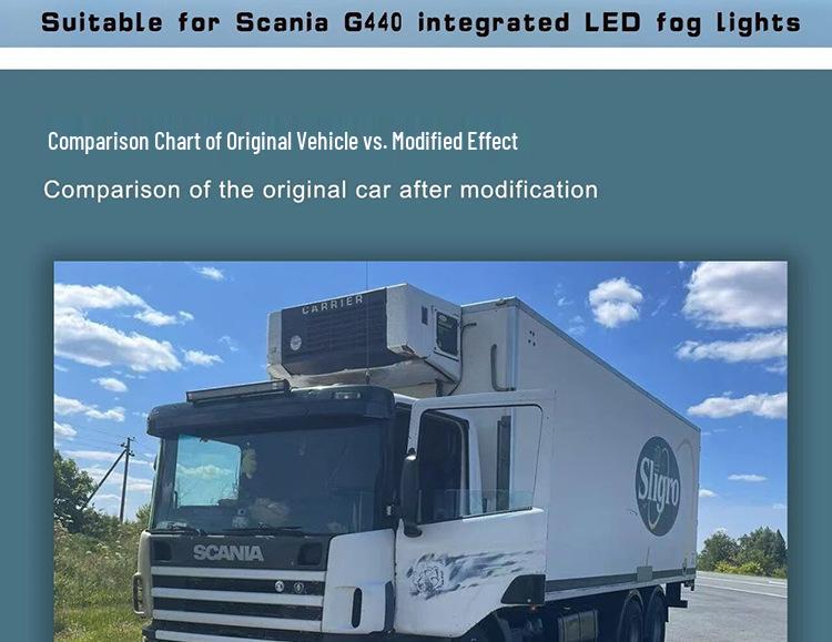 Светодиодный блок противотуманной фары для грузовиков Scania G440/410/450