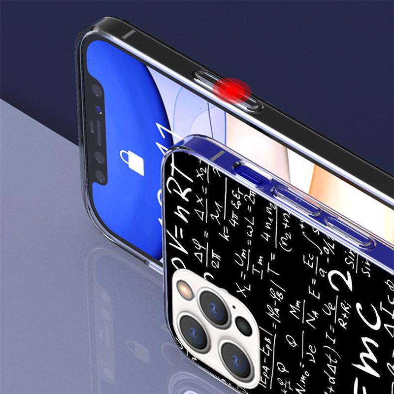 Чехол для телефона Физика Химия Математика Для iPhone 17 Air 16 15 Plus 11 14 Pro Max 13 Mini 12 7 8 + SE Узорное Искусство Индивидуальный Co