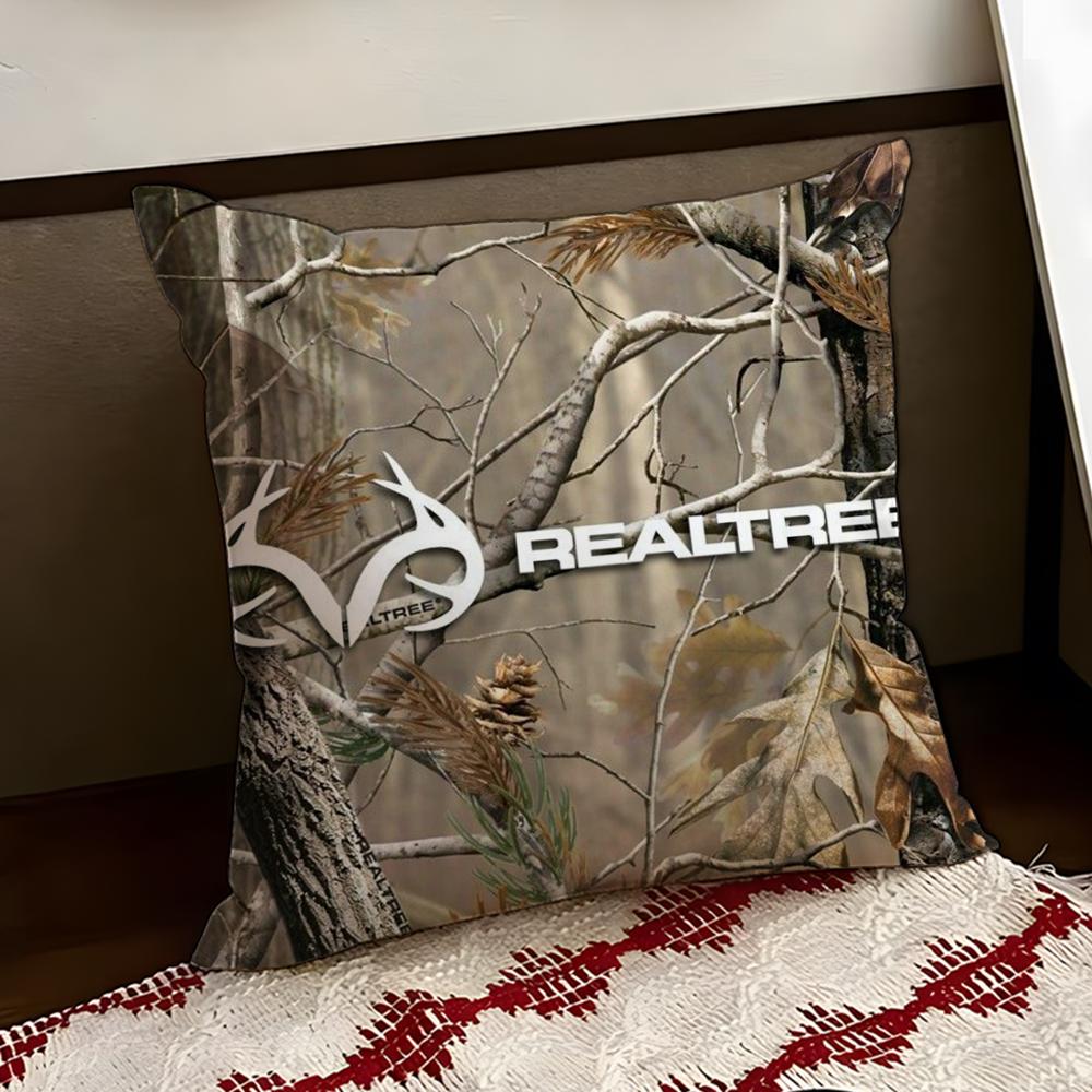 Cool RRealtree Cushion Cover Reversible Soft Durable Pillow Cover Home Car MultiScene Use for Daily Comfort