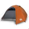 Tente de Camping - vidaXL - 4 Personnes - Imperméable - Portable - Gris