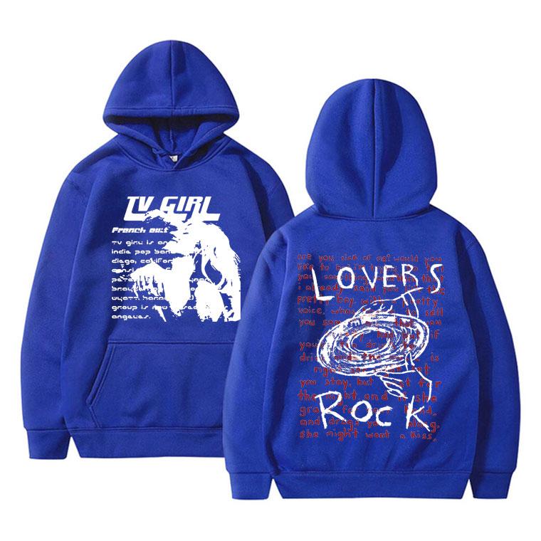 Толстовка с двусторонним принтом для девочек-телелюбителей, толстовка с капюшоном с французским выходом, постер альбома, толстовки унисекс, женская мода, большой свитшот