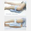 3D Стеганая подушка для ног с регулируемым ремешком Пена с эффектом памяти Наполнитель из ПП хлопка Корректирующая подушка для поддержки ног Сотовая стеганая подушка-разделитель для ног
