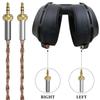 Geekria Apollo Copper Upgrade Audio Cable Compatible with Sony Headphones to Dual Replacement Headphone Cord Threaded Rotation Locking Device ft