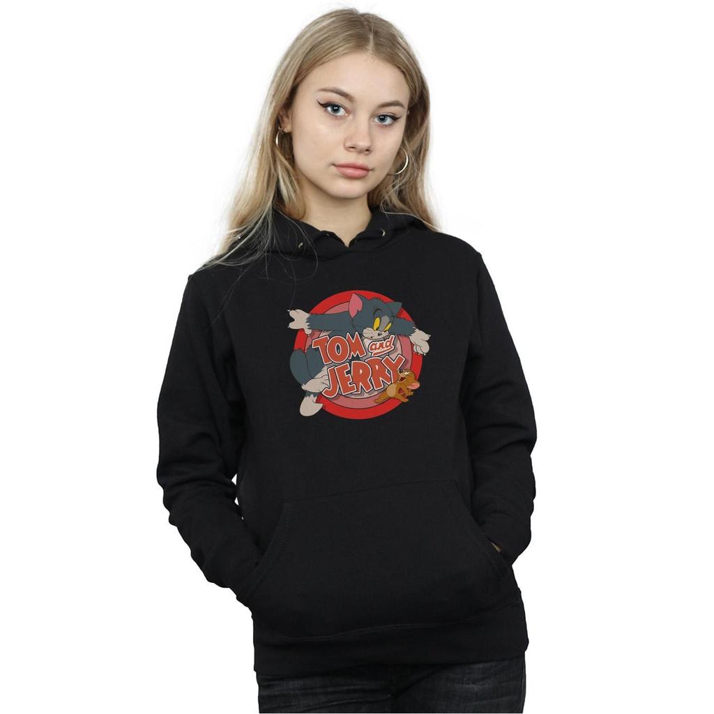 Tom And Jerry Womens/Ladies Classic Catch Hoodie
