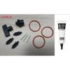 2 Sets Gear Kit with Thermal Paste For Tchibo For Beko For Grundig For SMEG For Severin Coffee Machines