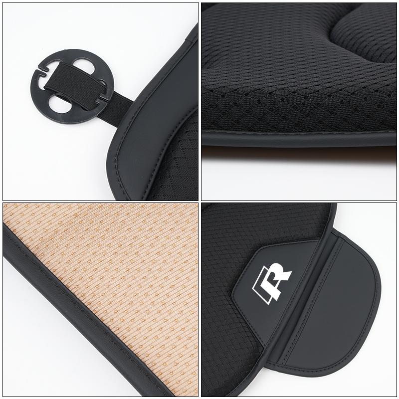 abcd1 Car Seat Cover Breathable Ice Silk Auto Seat Protective Storage Cushion For VW R Golf Passat mk5 Scirocco Polo Jetta GTI Tiguan