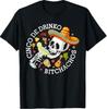Cinco De Drinko Bitchachos Пьющие Мужчины Женщины Череп Сомбреро Футболка