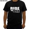 RIDE OR DIE повседневная мужская футболка новый хлопковый бренд топ футболки европейский размер бренд shubuzhi топы