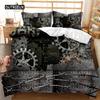 Механический механизм пододеяльник комплект постельного белья в стиле стимпанк часы полиэстер одеяло чехол для мужчин механическое устройство постельное белье