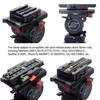 iShoot Camera Quick Release Plate Converter Clamp Adapter for Manfrotto Gitzo ACE Series 50mm Plates to Sachtler Tripod Fluid Heads FSB-6T/8T/10T/DV8