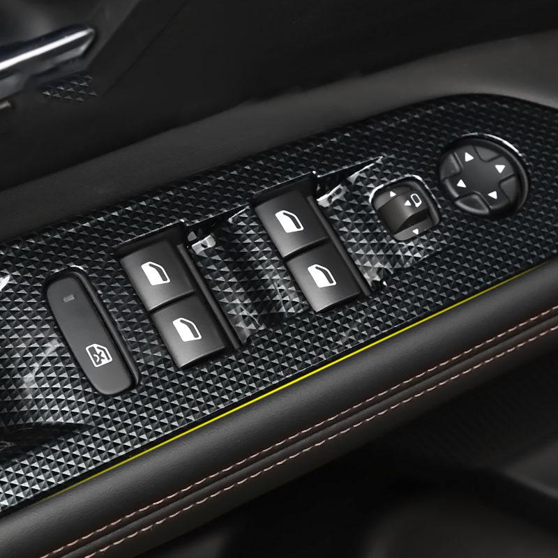 Автомобильные аксессуары для Peugeot 3008 5008 GT 2016 2017 2018 2022 2023, кнопка подъема окна, панель переключателя