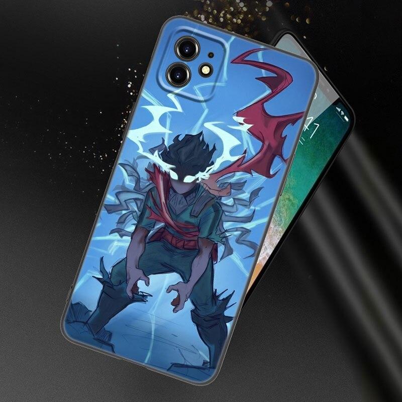 Чехол для телефона My Hero Academy для Apple iPhone 13 12 Mini 11 Pro XS Max XR X 8 7 6S 6 Plus SE 2022 2020 5S 5, мягкий черный чехол из ТПУ