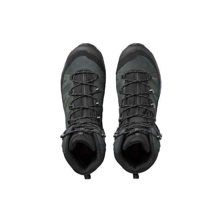 SALOMON X Ultra Trek Gore-Tex High-Top Comfortable Durable Outdoor Shoes Men Shoes Black Green 404630