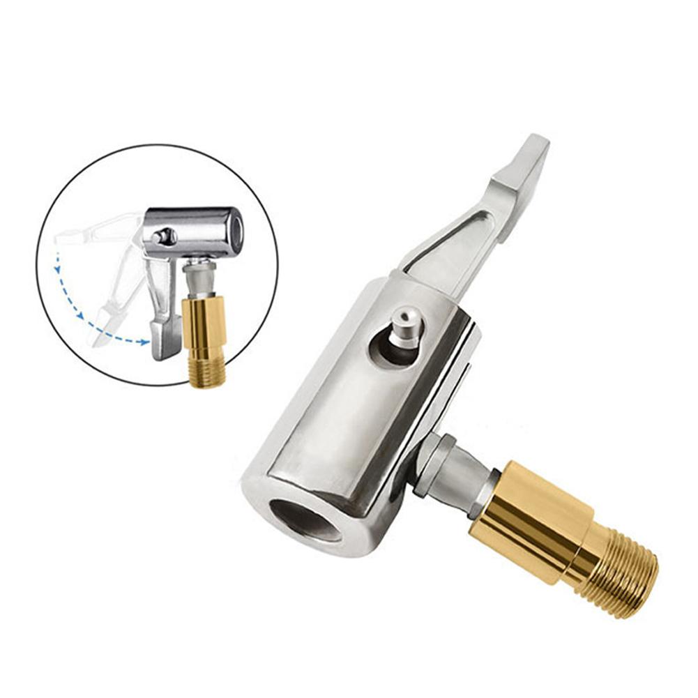 Портативный надувной насосный соединитель для автомобильного компрессора с воздушным патроном для шин, который можно спустить, шинный нагнетатель, шинный патрон для ремонта шланга