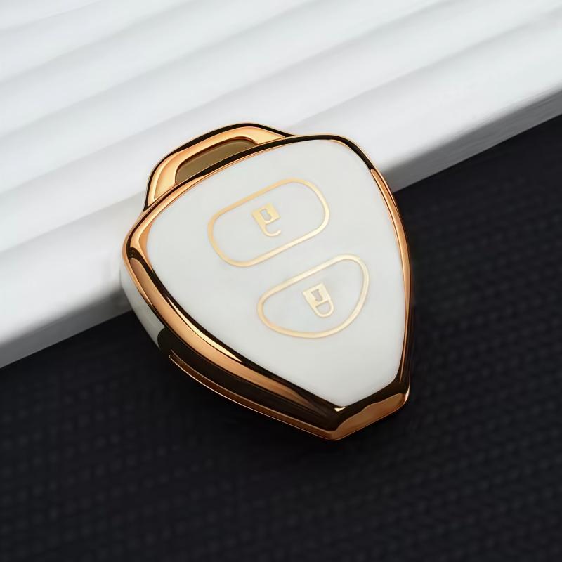 2 Buttons TPU Key Case Cover for TOYOTA Corolla Hilux Vitz Rav4 Aqua Camry Land Cruis Remote Key Shell Fob