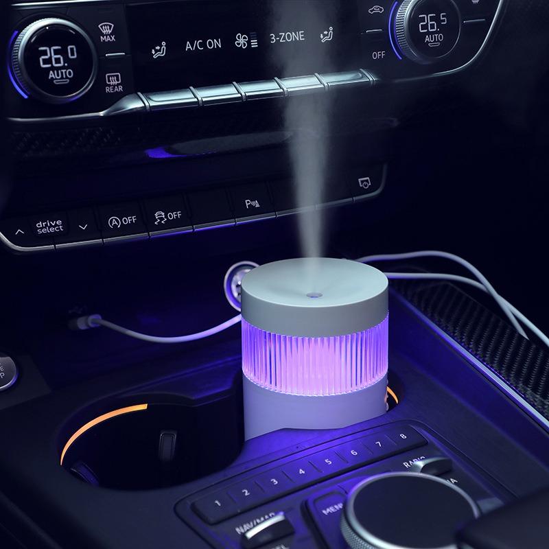 Mini Portable 300ml Air Humidifier USB Desktop Indoor Mute Air Atomization Humidifier Mist Maker Lights for Car Home Bedroom