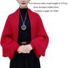 False Collar Knitted Shawl Outwear Shoulder Evening Prom Cape New Autumn Winter Scarf  Party