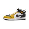 Детские кроссовки Air 1 Mid PS Yellow Ochre Black White DQ8424-701