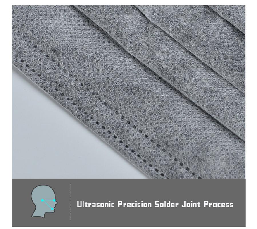 Маска с активированным углем, 10-200 шт., 4-слойный респиратор, маска для взрослых, пылезащитная маска для рта, одноразовые маски для здоровья CE