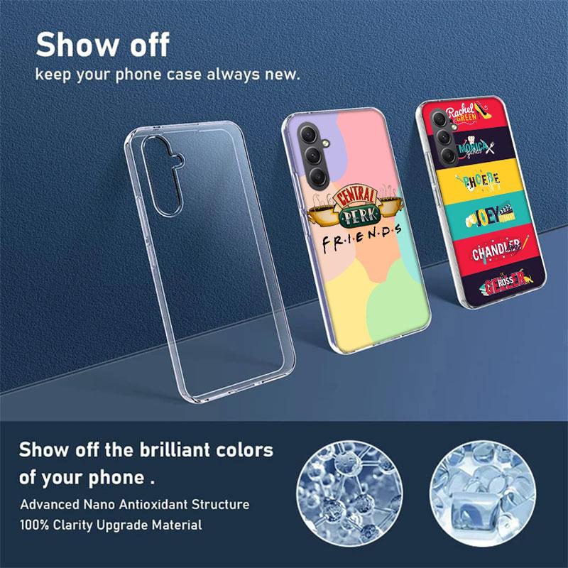 Friends TV Show Purple Door Phone Case For Samsung A17 A56 A55 A35 A36 A26 A25 A15 A16 Galaxy Note 20 10 9 8 A70 A50 A40 A30 A20