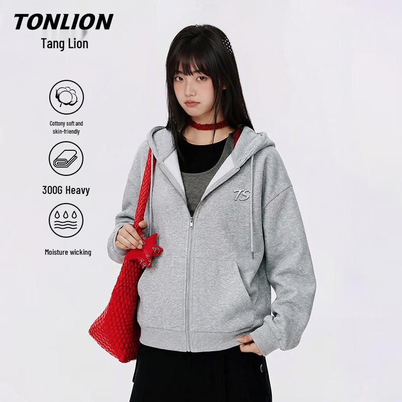 Женская толстовка с капюшоном на молнии TonLion