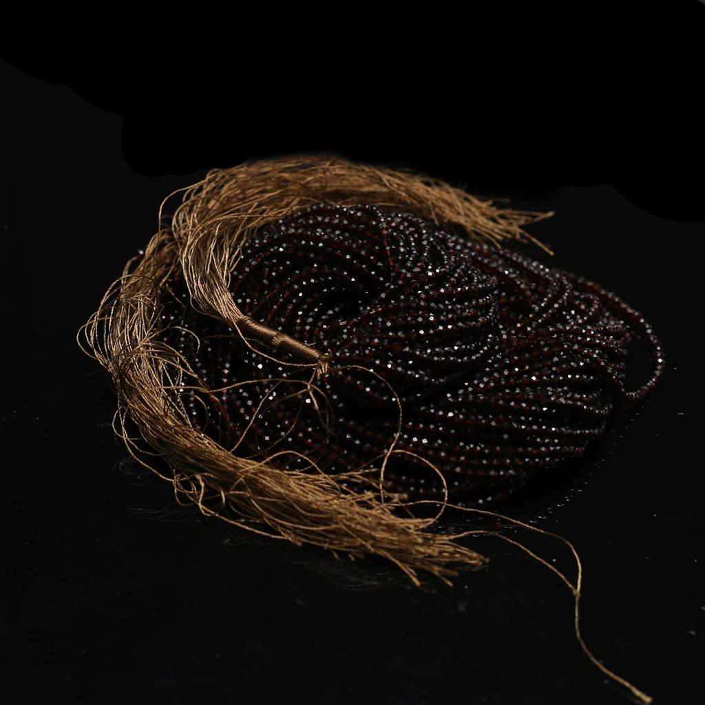 10String Natural Stone Spinel Beads for DIY Women Men Necklace Bracelet Anklet Accessories, Jewelry Making, Valentine's Day New Year Crafts 38cm