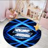 1PC round rug Birming-ham Football Club Printed Round Area Rug ,Rug For Home Office, Round Chair Rug, Decorative Carpet Fan gifts Christmas gift