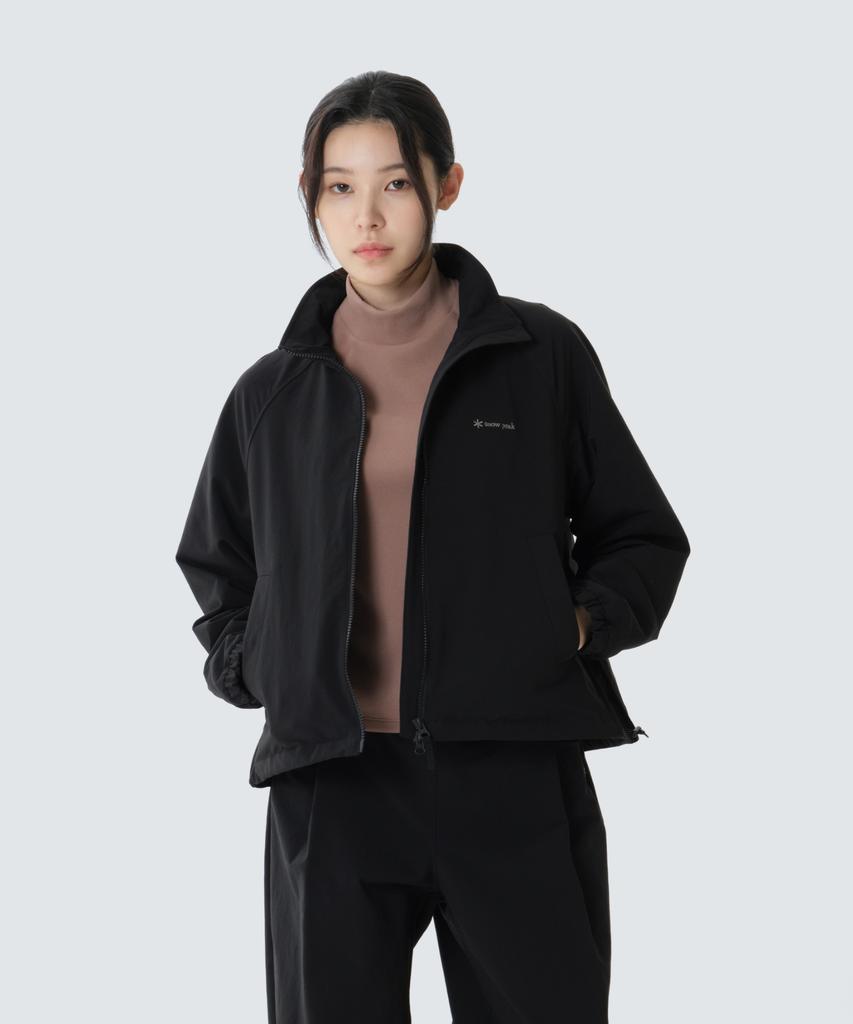 SNOWPEAK APPAREL Женская ветровка Camp Dry с воротником-стойкой (S26Fwfwb63) черный