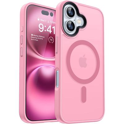 Прочный магнитный чехол Magsafe для беспроводной зарядки iPhone 16 16E 15 14 13 12 Pro Max Plus, гибридный противоударный чехол военного класса
