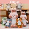 Dog Rabbit Animal Frog Cat Bear Dog Plush Toy Cartoon Stuffed Doll Decoration
