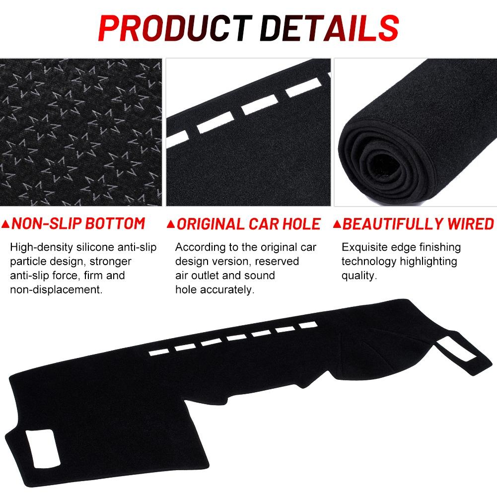 Крышка приборной панели автомобиля для Toyota Hilux 150 серии SR SR5 2005-2015 LHD RHD, коврик для приборной панели, солнцезащитный козырек