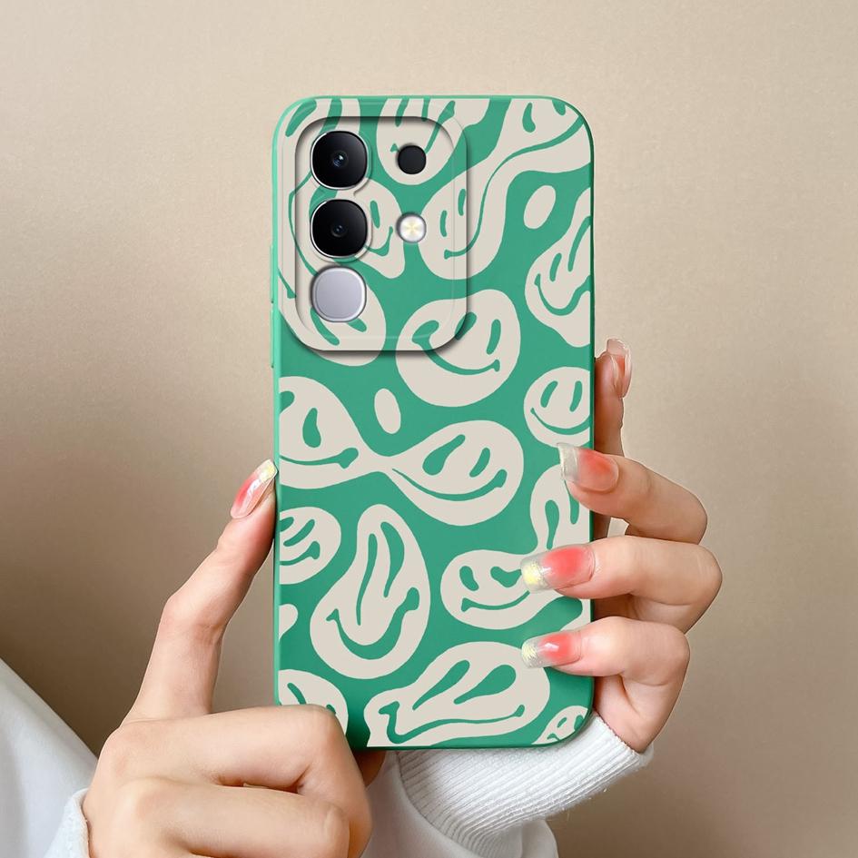 Для Vivo S19 Pro Y19S V30 V40e V50 Y04 T4x iQOO Z9s Y29 Y29S Y39 V40 Lite(ИДН) Чехол с модными этикетками и узорами, мягкий силиконовый чехол против падения для Vivo Capa