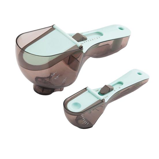 Ложка-совчок для кормления собак, кошек, кроликов, птиц. Регулируемая мерная чашка для корма животных со шкалой. Двусторонняя восьмипозиционная мерная ложка. Соль