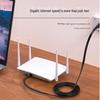 Неэкранированный плоский сетевой кабель Biyaz CAT6 Gigabit для высокоскоростных домашних и компьютерных подключений