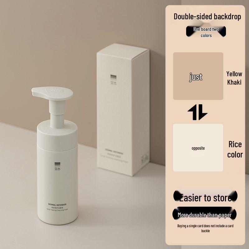 Однотонный фон для фотосъемки - Пленочный ПВХ для косметики, натюрморта, тортов и пищевой фотосъемки