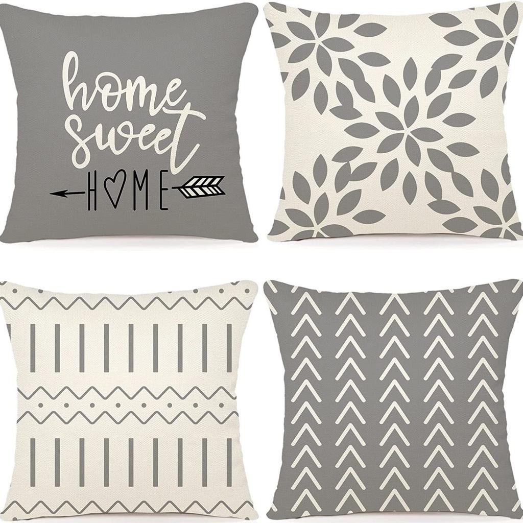 Modern Sofa Pillowcase Outdoor Decoration Linen Pillowcase Decoration Living Room Bedside Pillowcase