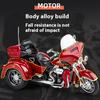 1/9 Harley Davidson TRI GLIDE ULTRA Luxury Tricycle Alloy Diecast Model Motorcycle Sound & Light Collection Decoration Gift BOX