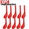 1/5/10pcs Heat-resistant Soup Spoon Drop-resistant Tablespoon Durable Ramen Spoon  Kitchen Cutlery