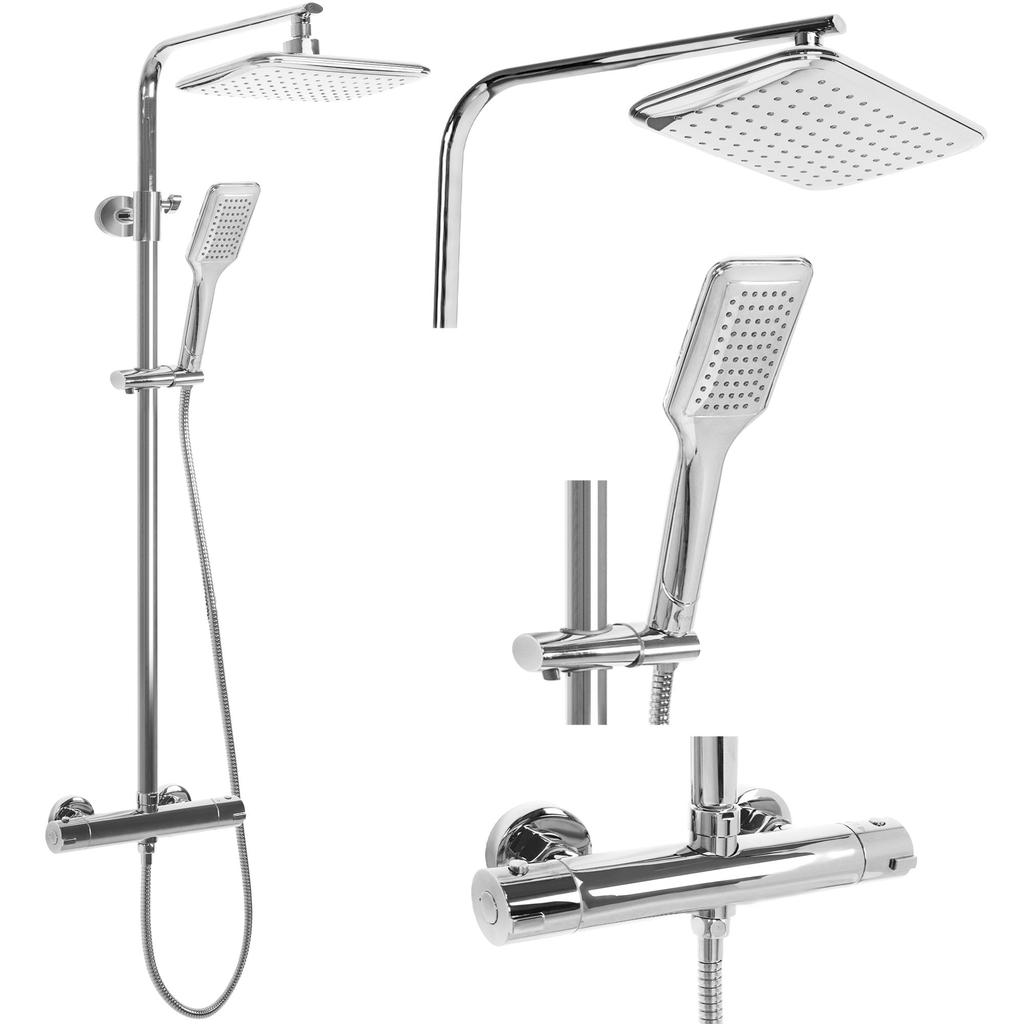 Zestaw natryskowy tom chrom termostat sku rea-p7100