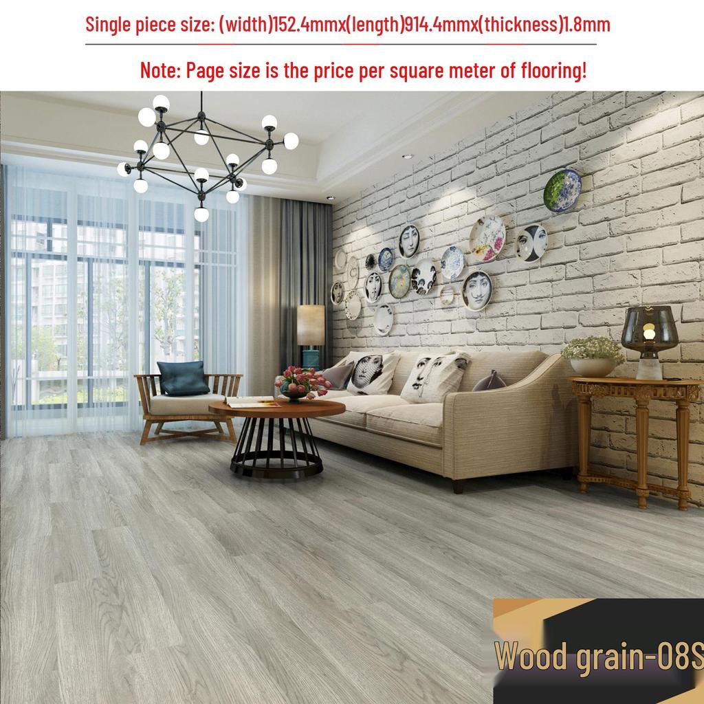 Самоклеящаяся водонепроницаемая виниловая наклейка для пола под камень: Толстое, износостойкое ПВХ-покрытие для спален