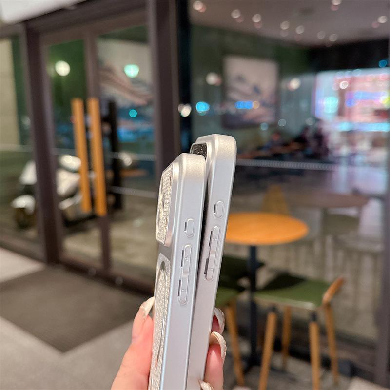 Применимо к чехлу для мобильного телефона iPhone17promax, блестящий, с полным покрытием стразами, с магнитной застежкой, Apple 16 секунд до 17, защитный чехол с большим окном
