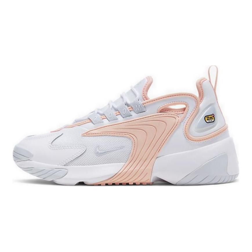 Nike Женские кроссовки Zoom 2K Icon Clash Белый Выгоревший коралловый повседневные AO0354-108
