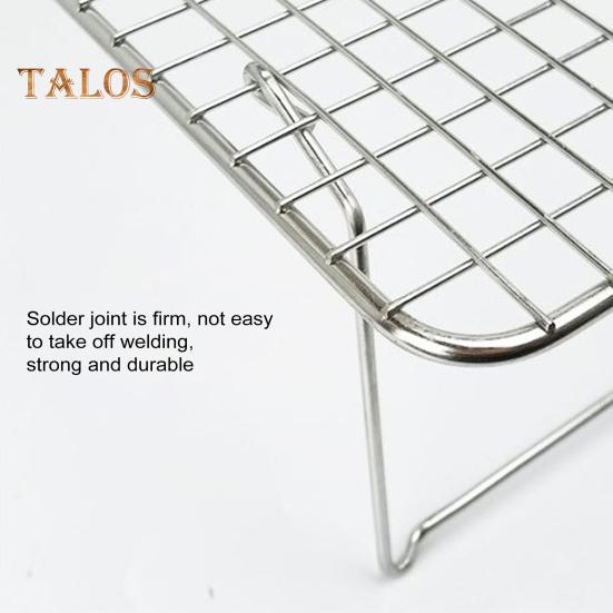 Стойка для охлаждения тортов из нержавеющей стали, штабелируемые решетки для выпечки, готовки, складная, прочная, экономящая место стойка для выпечки