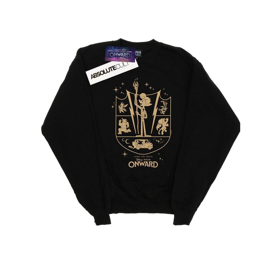 Disney Mens Onward Quest Crest Sweatshirt